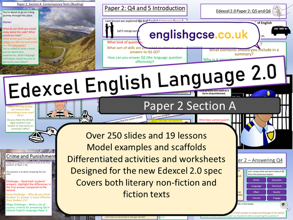 edexcel english a level paper 2