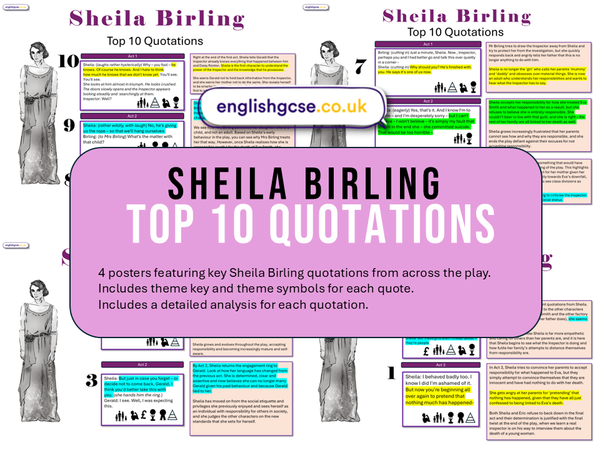 An Inspector Calls Sheila Quotes