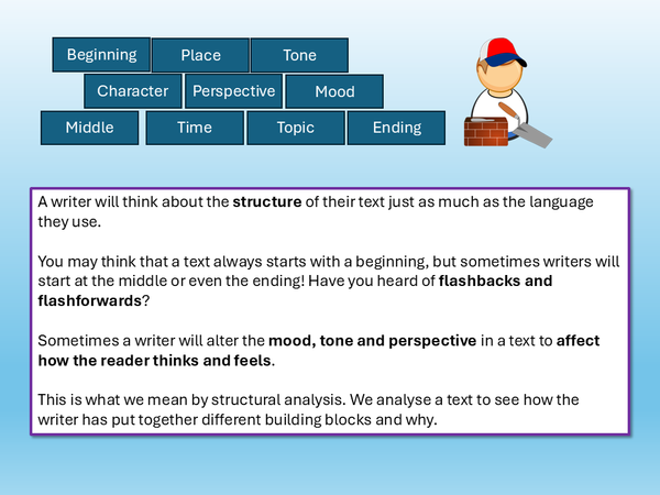 structure of english language paper 1 question 3