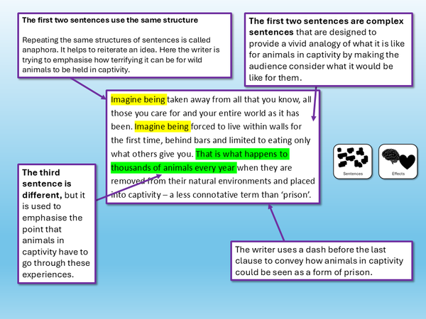 english language paper 2 structure q5