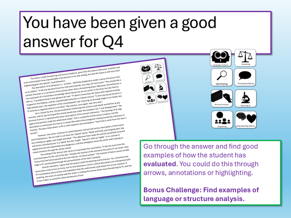 AQA English Language Paper 1 Q4 Critical Evaluation 2026 – EnglishGCSE ...