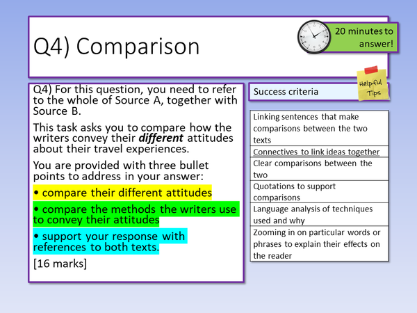 gcse paper 2 question 4