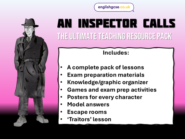 An Inspector Calls Ultimate Teaching Resource Pack - ALL our An Inspec ...