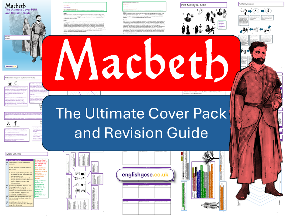 Gcse Mathbeth Revision Macbeth Revision Guide and Cover Pack – EnglishGCSE.co.uk