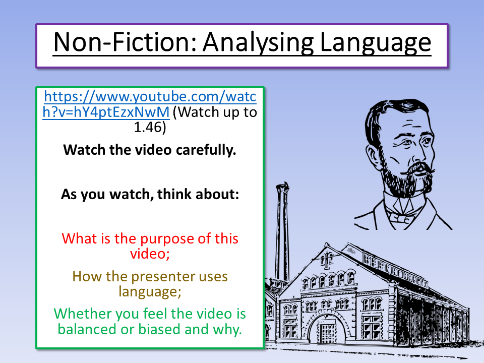 Nonfictions Absolute Language Example Video Analysing Non-Fiction Language - Edexcel 2.0 – EnglishGCSE.co.uk