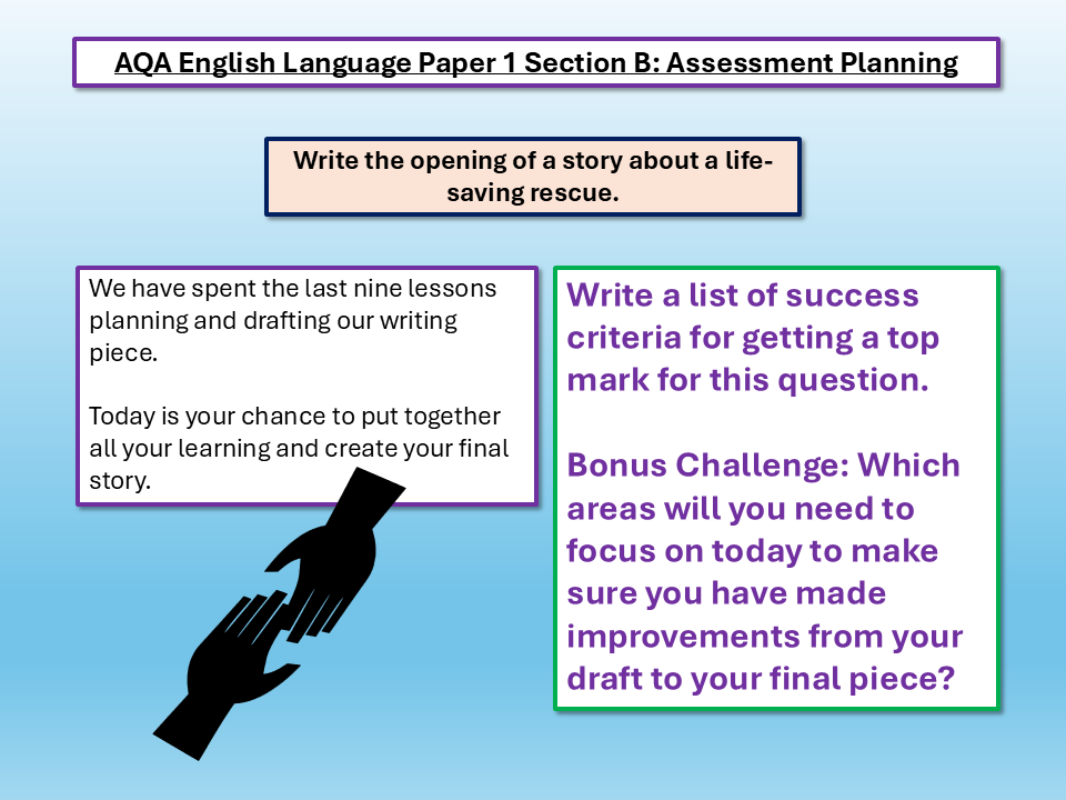 AQA English Language Paper 1 Section B/Q5 2026 Assessment Planning ...