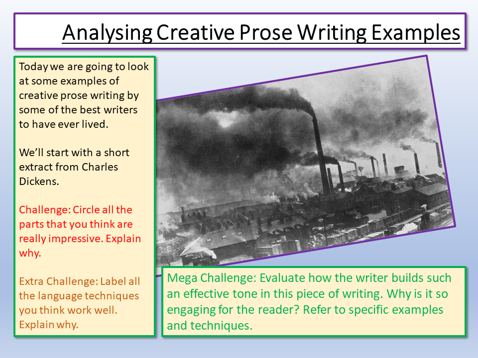 Creatrive Writing Examples Creative Writing Examples – EnglishGCSE.co.uk