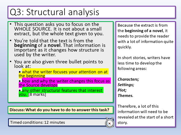 AQA English Language Paper 1 Q3 Revision – EnglishGCSE.co.uk