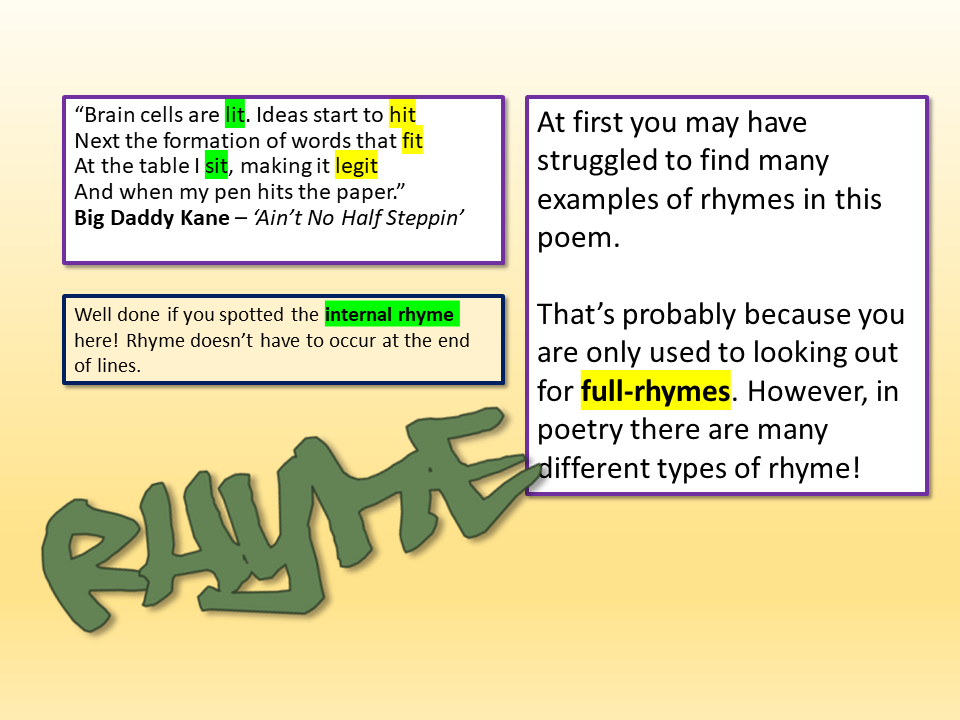 Hip Hop Rhyme – EnglishGCSE.co.uk