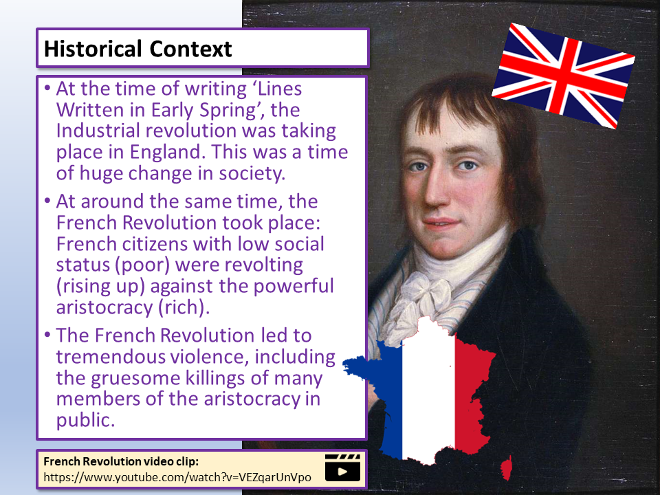 Lines Written In Early Spring William Wordsworth EnglishGCSE co uk Lines written in early spring william wordsworth englishgcse co uk