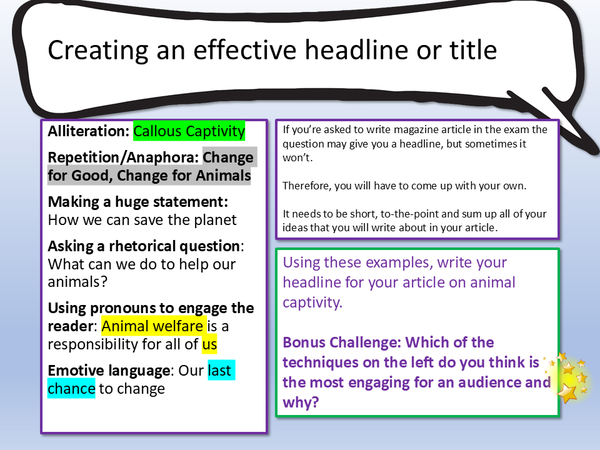 Edexcel IGCSE English Language Writing Articles – EnglishGCSE.co.uk
