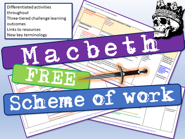 Macbeth Scheme of Work Document – EnglishGCSE.co.uk
