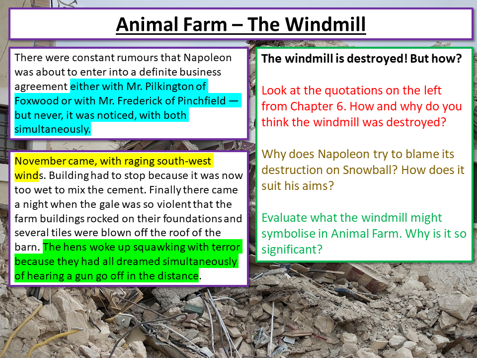 Animal Farm The Windmill – EnglishGCSE.co.uk