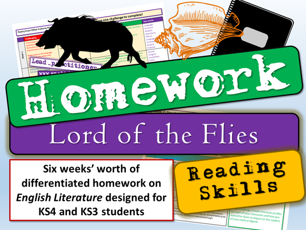 Lord of the Flies Homework – EnglishGCSE.co.uk