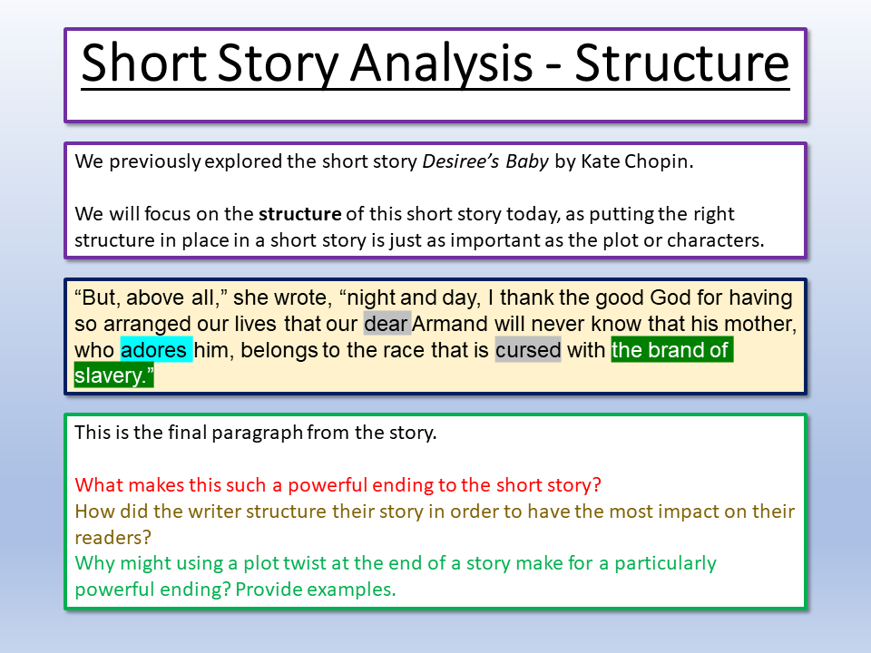 Short Story Structure