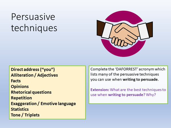 Daforrest Features Travel Writing - Writing to Persuade – EnglishGCSE.co.uk