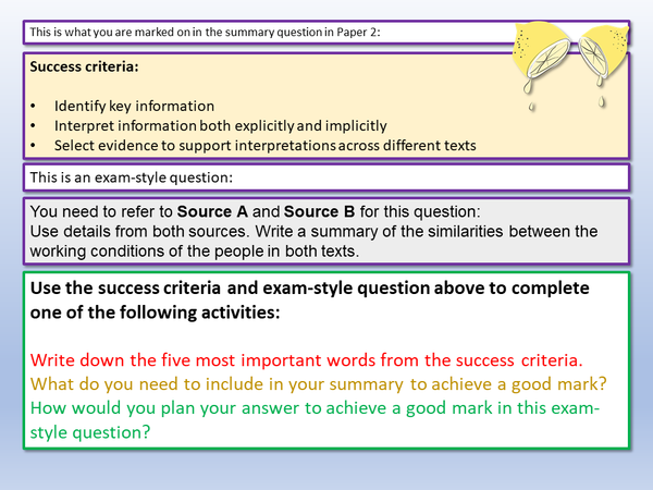 English Language Paper 2 Q2 – EnglishGCSE.co.uk
