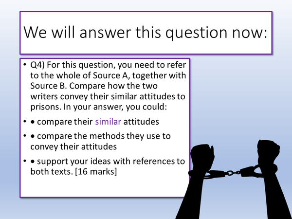 Comparing Text Gcse English KS3 Comparing Texts – EnglishGCSE.co.uk