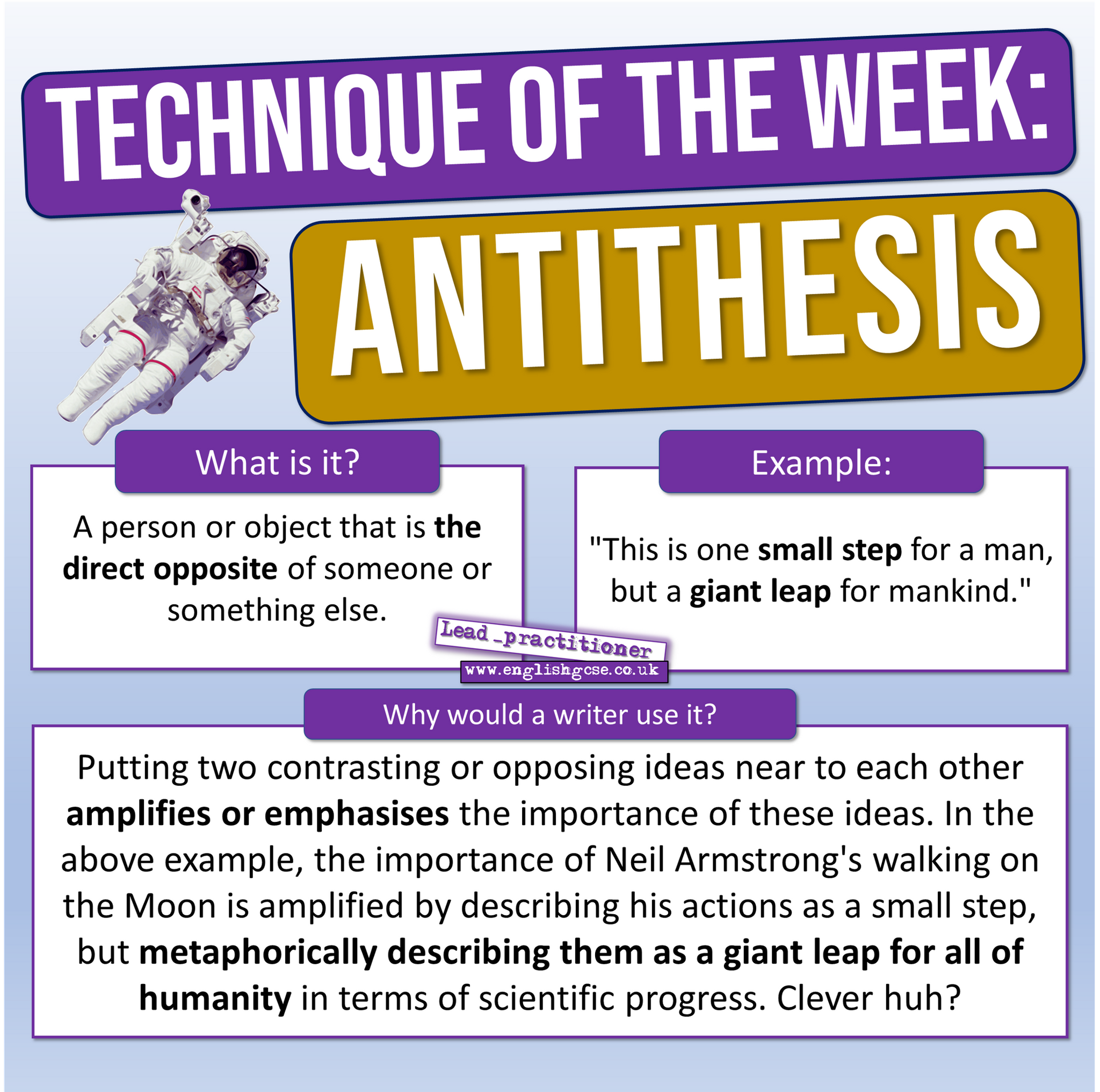 5 Examples Of Antithesis